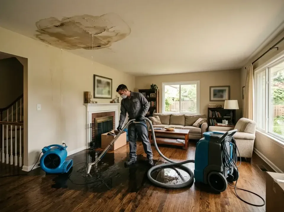 attic-pipe-burst-ceiling-drip-008 — frequently asked questions, Water Damage Restoration & Carpet Care in Columbia, MD